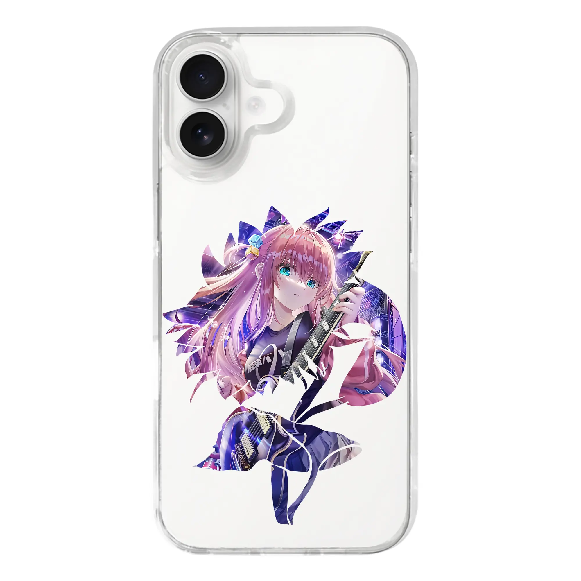 ぼっちざろっく！ グッズ,後藤ひとり - iPhone 17シリーズ 透明スマホケース – 薄型・耐衝撃・精密フィット保護カバー